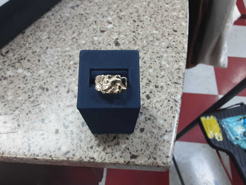 Men's Ring - Yellow Gold 10k (.417) 3.9 grams Size 20