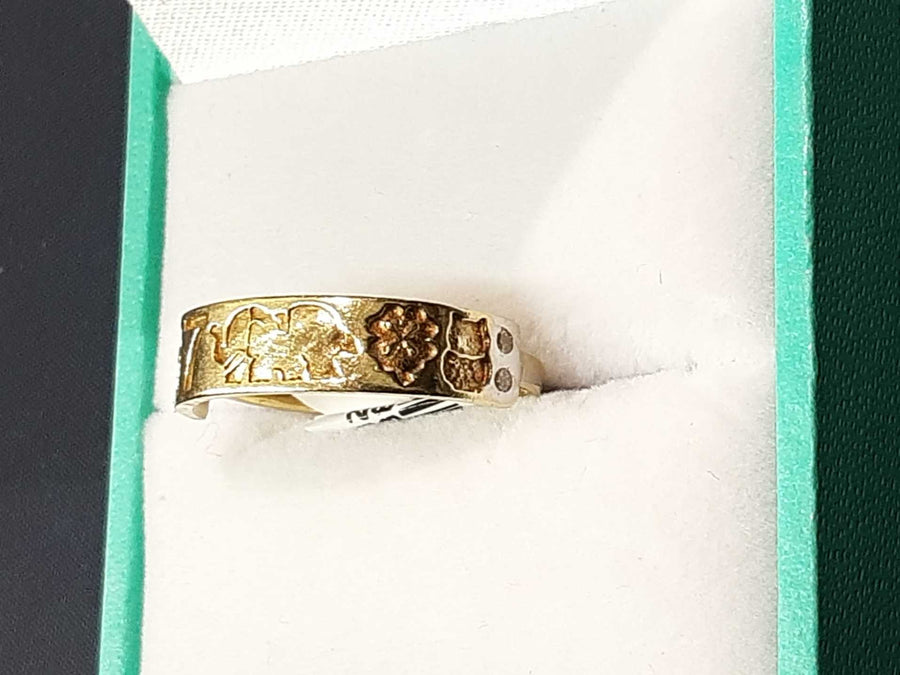 Women's Ring - Yellow Gold 10k (.417) 1.5 grams Size 7
