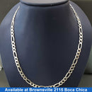 Figaro Chain - Silver 18.8 grams 20 inch