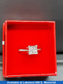Ring - Engagement Set - White Gold 10k (.417) 4.2 grams Size 8