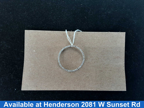 Diamond Pendant - White Gold 10k (.417) 2.3 grams