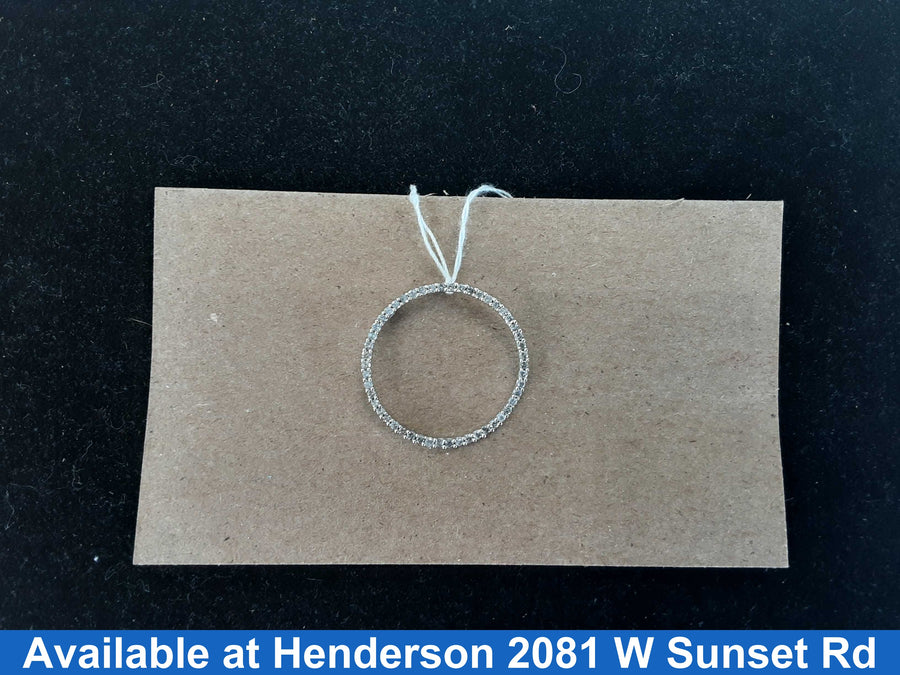 Diamond Pendant - White Gold 10k (.417) 2.3 grams