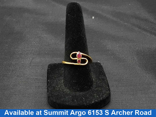 Women's Ring - Yellow Gold 18k (.750) 3.5 grams Size 6