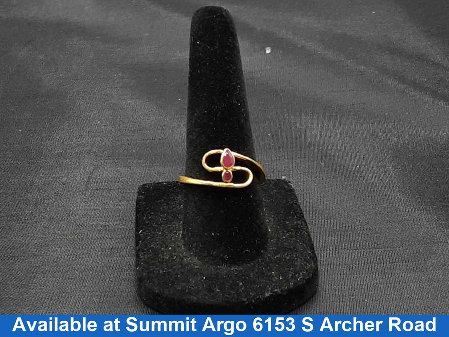 Women's Ring - Yellow Gold 18k (.750) 3.5 grams Size 6