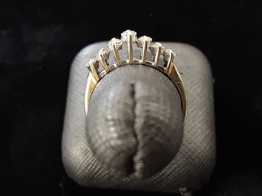Women's Ring - Anniversary - Yellow Gold 14k (.585) 2.3 grams Size 6.5