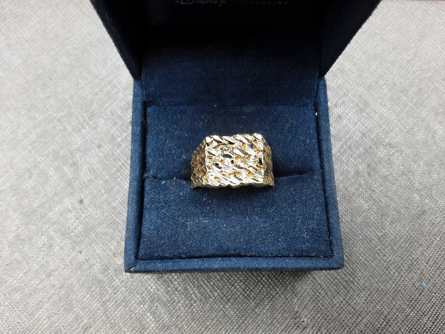 Men's Ring - Yellow Gold 10k (.417) 2.4 grams Size 8.5