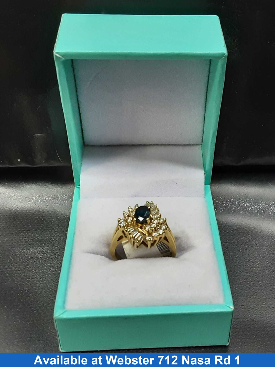 Women's Ring - Yellow Gold 14k (.585) 4.9 grams Size 5