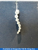 Diamond Pendant - White Gold 14k (.585) 1.1 grams