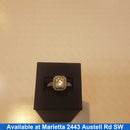 Women's Ring - White Gold 10k (.417) 4.6 grams Size 8