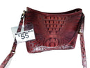 Brahmin Shimmery Red Purse / Handbag