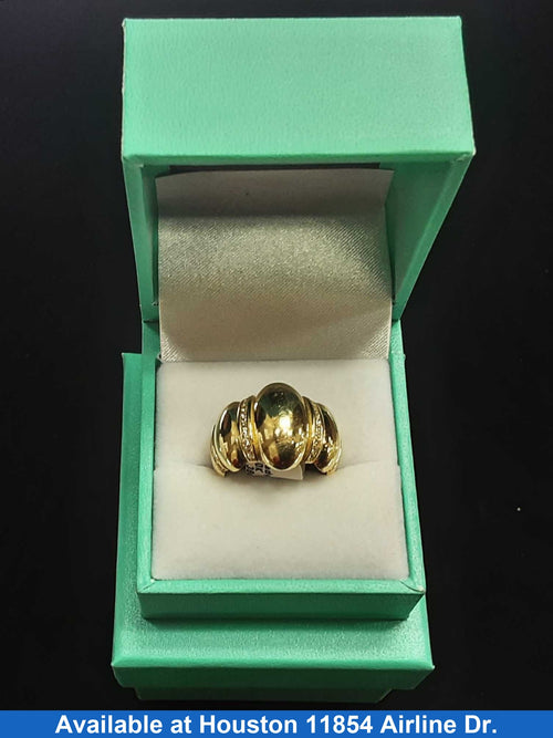 Women's Ring - Yellow Gold 10k (.417) 3.5 grams Size 6.5