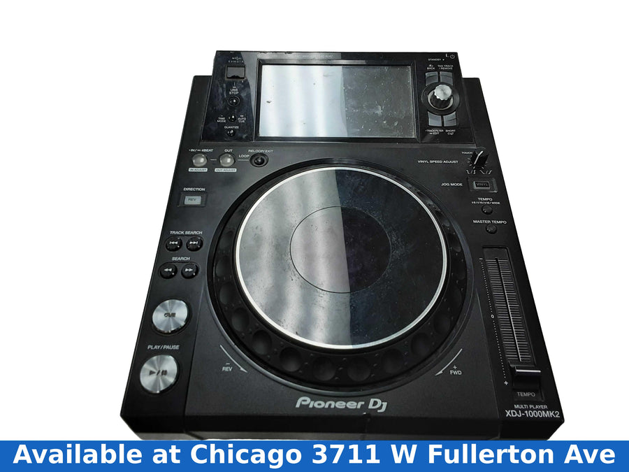 Pioneer Xdj-1000mk2 Black DJ Turntable