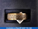 Ring - Wedding Band - Yellow Gold 10k (.417) 3.2 grams Size 8