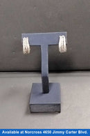 Jacket Earrings - White Gold 14k (.585) 5.3 grams