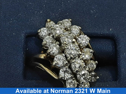 Women's Ring - Yellow Gold 14k (.585) 8.4 grams Size 6
