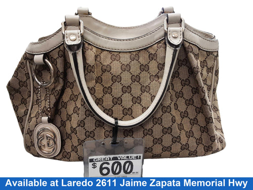 Gucci 211944 525040 Beige / Tan Purse / Handbag