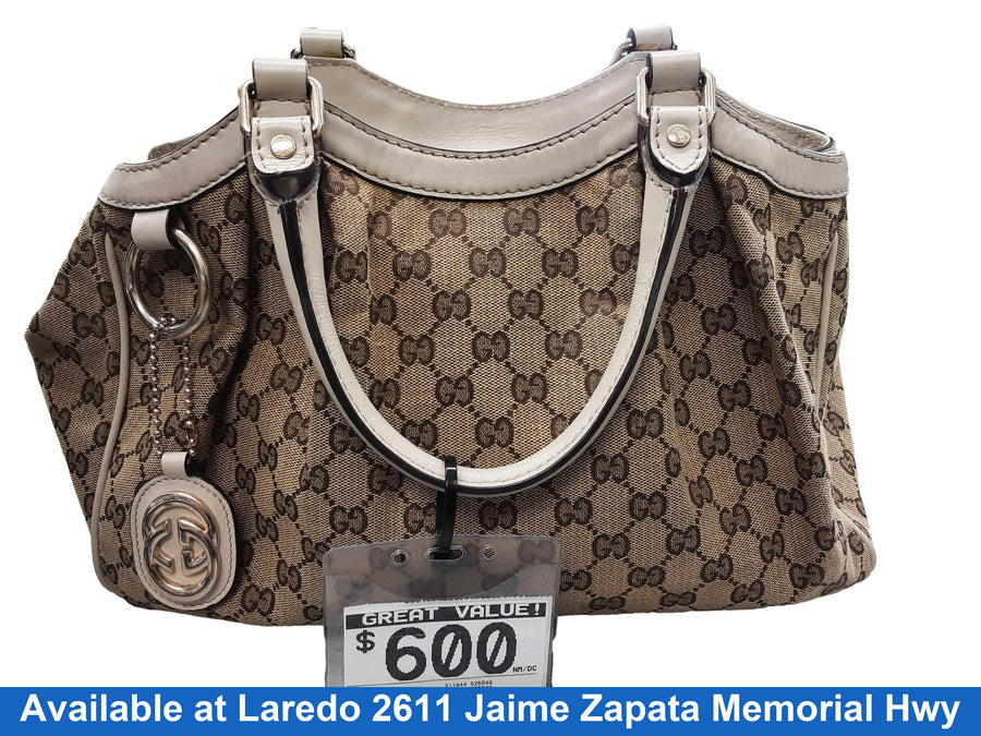 Gucci 211944 525040 Beige / Tan Purse / Handbag