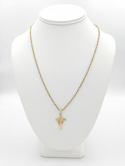 Diamond Cut Rope Chain - Yellow Gold 14k (.585) 10.5 grams 20 inch