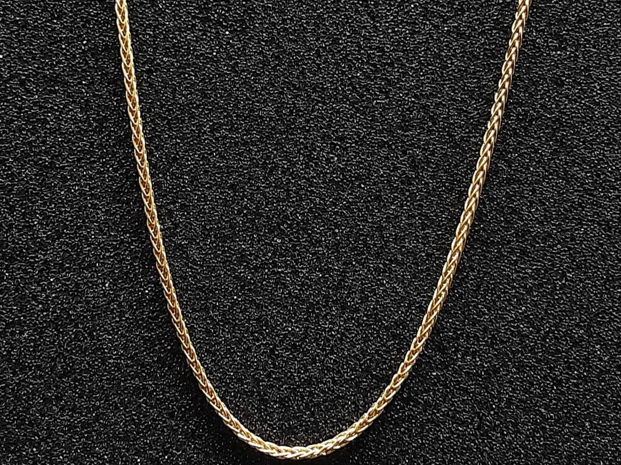 Fox Tail Chain - Yellow Gold 14k (.585) 5.8 grams 22 inch