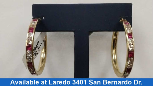 Earrings - Yellow Gold 14k (.585) 6.6 grams