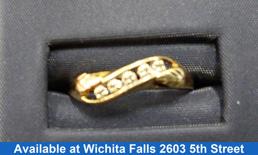 Women's Ring - Yellow Gold 10k (.417) 1.6 grams Size 20