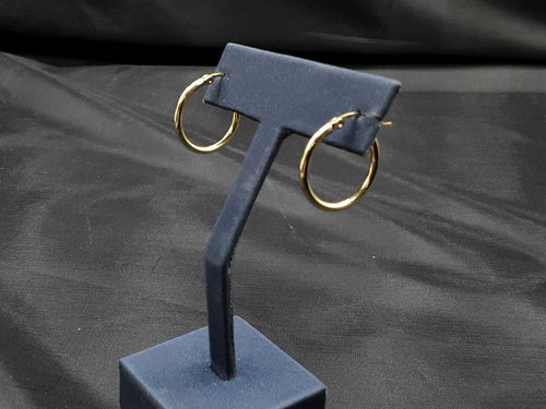 Hoop Earrings - Yellow Gold 14k (.585) 1.5 grams