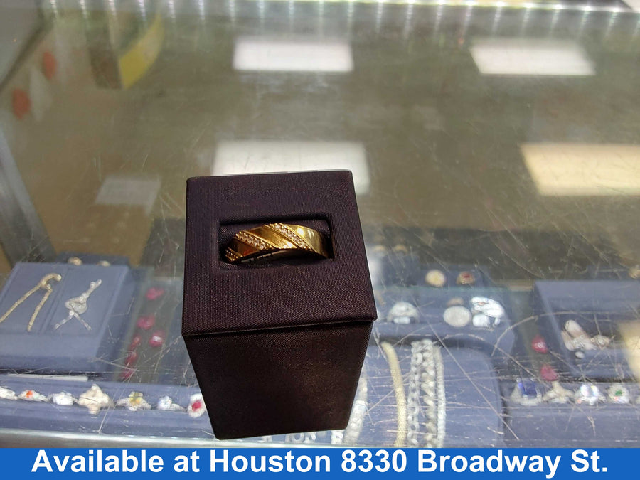 Ring - Wedding Band - Yellow Gold 14k (.585) 3.6 grams Size 13