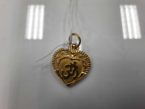 Symbol Pendant - Yellow Gold 18k (.750) 2.2 grams