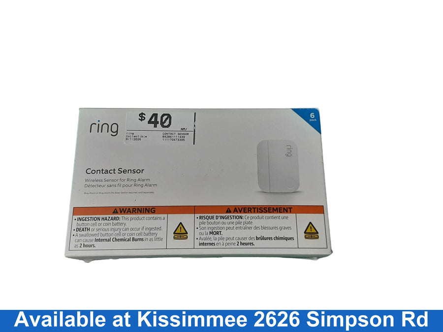 Ring Contact Sensor White Other Collectible