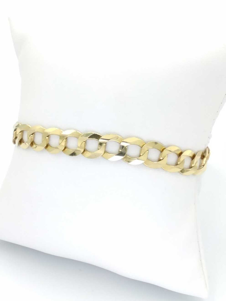 Cuban Link Bracelet - Yellow Gold 10k (.417) 16.4 grams 9 inch