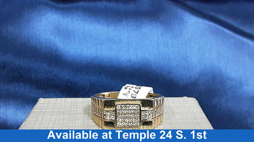 Men's Ring - Yellow Gold 14k (.585) 4.9 grams Size 10