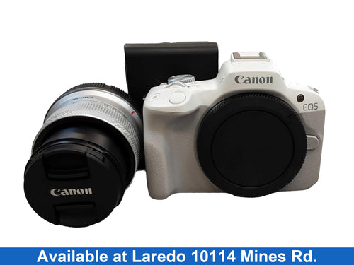 Canon Eos R50 White Digital SLR Camera