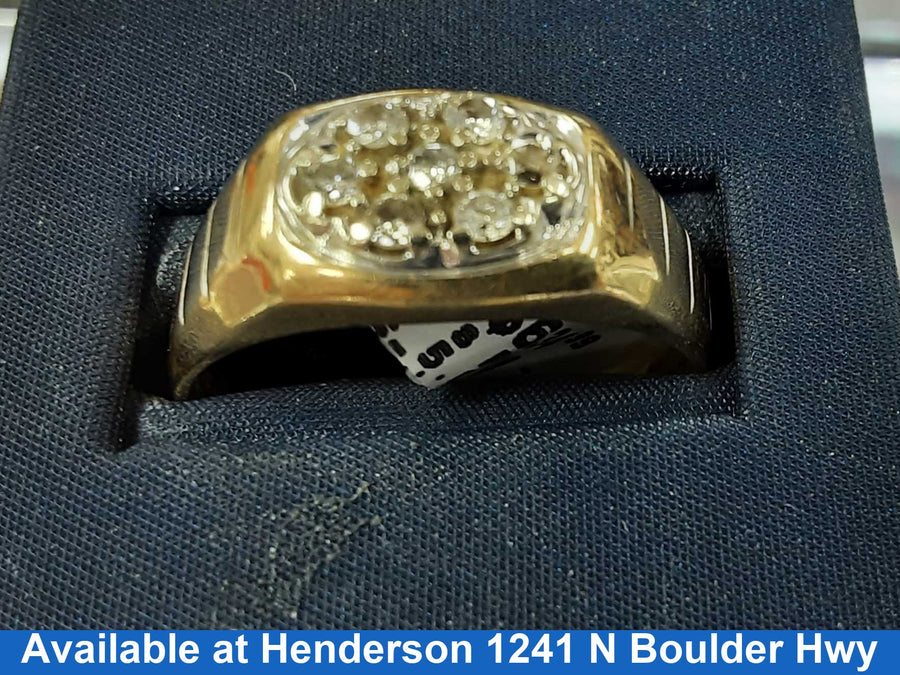 Men's Ring - Yellow Gold 14k (.585) 5 Grams Size 13