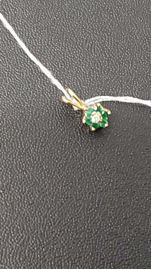 Diamond Pendant - Yellow Gold 10k (.417) 0.6 grams