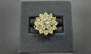 Women's Ring - White Gold 14k (.585) 7 grams Size 20