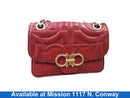 Salvatore Ferragamo Gg-21h153 Red Purse / Handbag