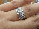 Ring - Engagement Set - White Gold 14k (.585) 6.5 grams Size 7