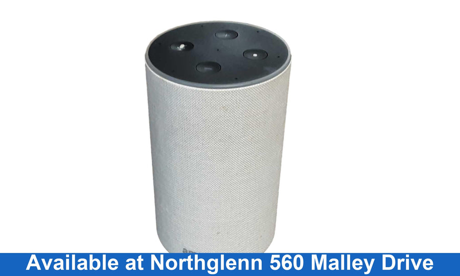 Amazon White Portable Speaker