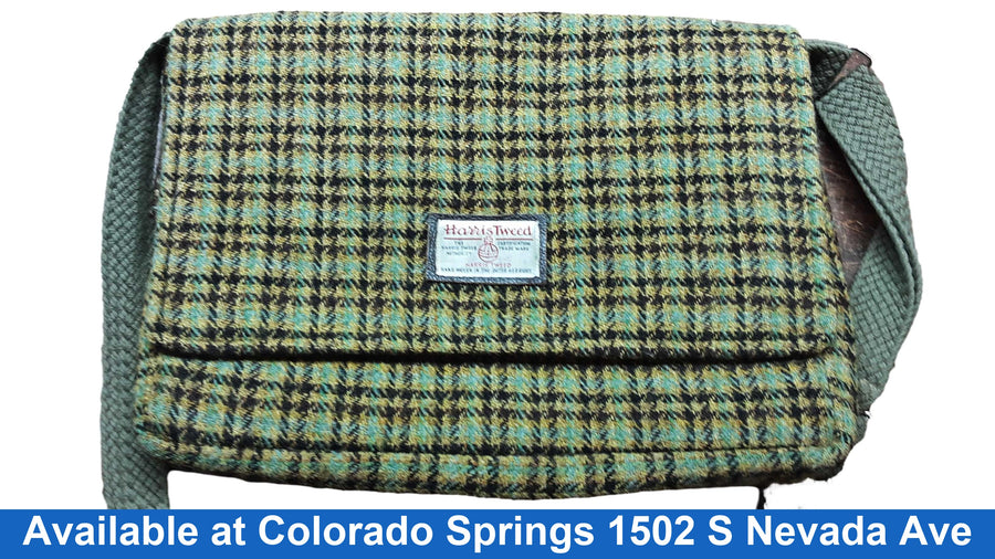 Harris Tweed Marys Collection Green Purse / Handbag