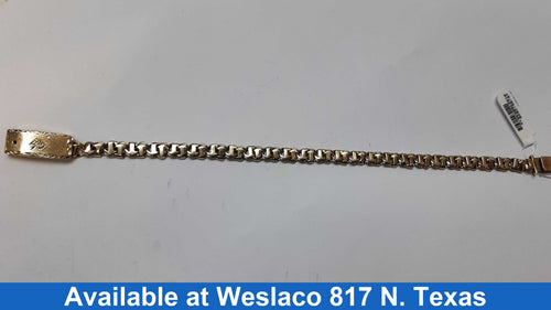 ID Bracelet - Yellow Gold 10k (.417) 12.2 grams 8 inch