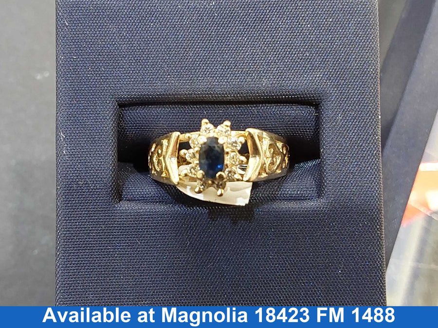 Women's Ring - Yellow Gold 14k (.585) 3.4 grams Size 6