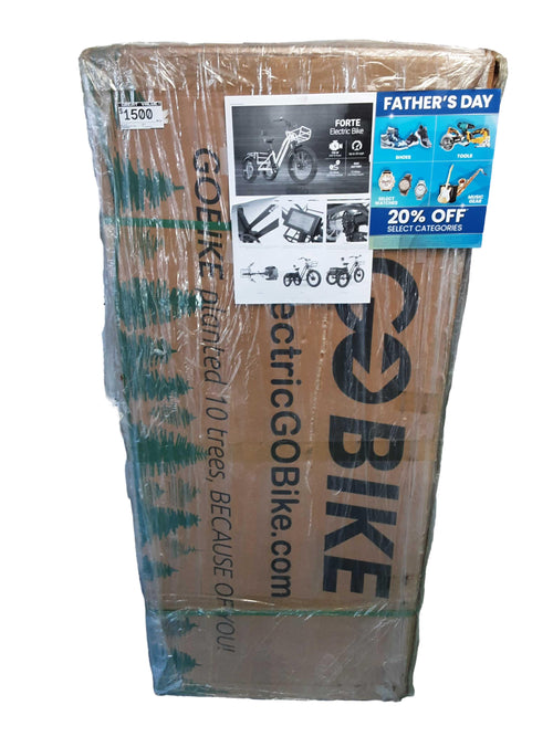 Go Bike Forte Black Powered Kick Scooter