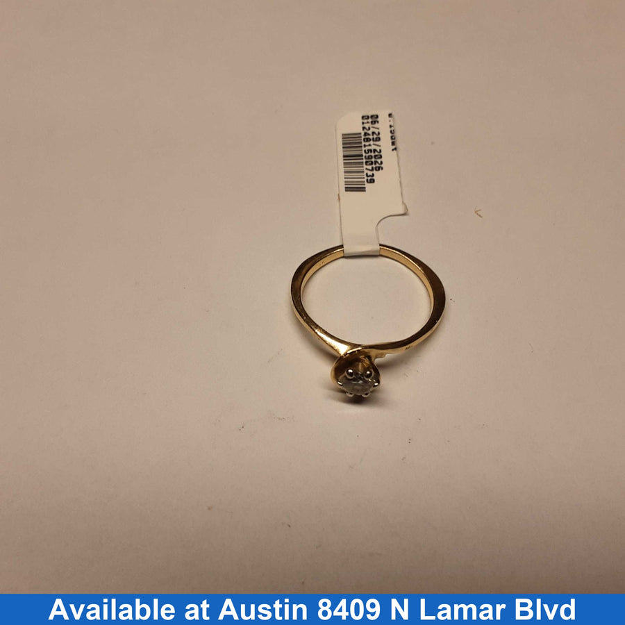 Women's Ring - Yellow Gold 14k (.585) 2.4 grams Size 7.5