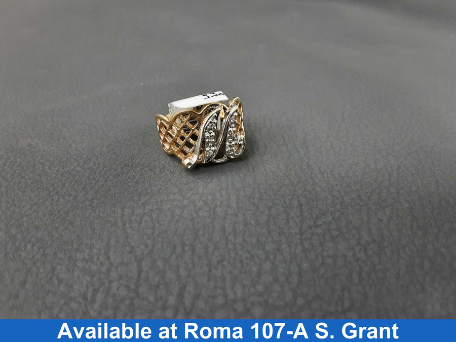 Women's Ring - Yellow Gold 14k (.585) 3 grams Size 9.5