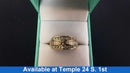 Ring - Wedding Set - White Gold 14k (.585) 7.4 grams Size 8