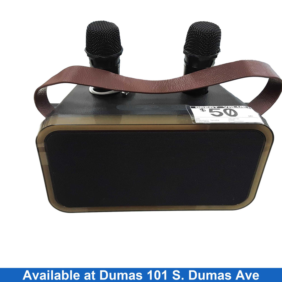 Onn 100130735 Black Bookshelf Speaker