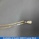 Chain - Tricolor Gold 14k (.585) 13.1 grams 22 inch