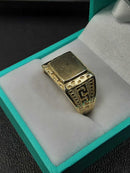 Men's Ring - ID Yellow Gold 10k (.417) 5.8 grams Size 11