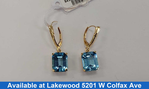 Earrings - Yellow Gold 14k (.585) 5.2 grams