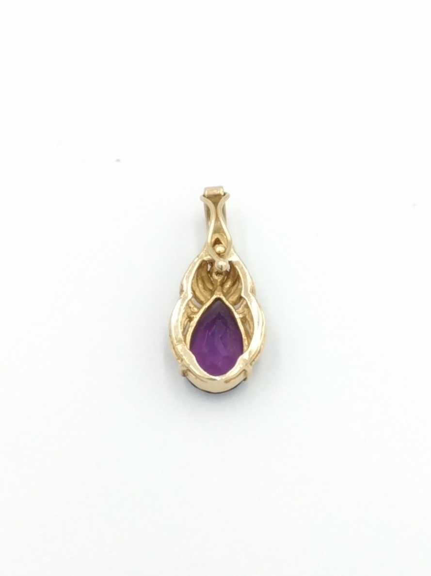 Diamond Pendant - Yellow Gold 14k (.585) 4 grams